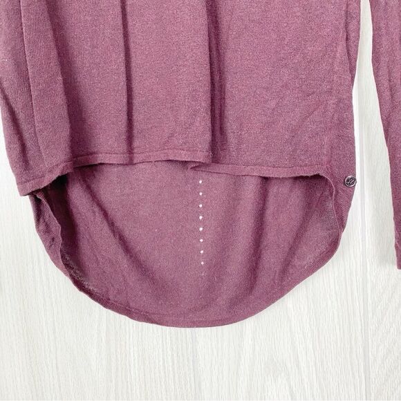 Lululemon | Maroon Light Weight Knit Sweater Size 8 - Picture 7 of 11
